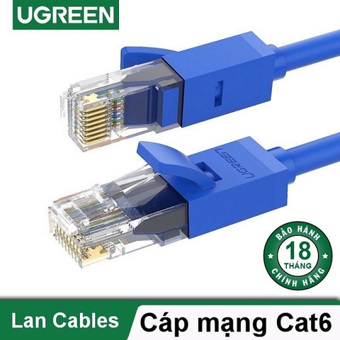 Cáp mạng đúc sẵn Cat6 2m Ugreen 11202 | Hàng chính hãng