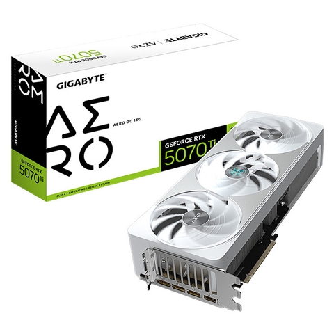Card đồ họa Gigabyte GeForce RTX™ 5070 Ti AERO OC 16G
