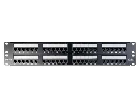 Patch Panel 48 Port Cat5 Tối Ưu Kết Nối Mạng