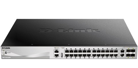 D-Link DGS-3130-30PS – Switch Layer 3 Stackable Managed 30 Port PoE+
