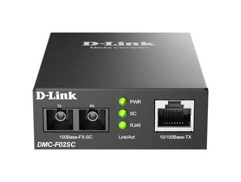 D-Link DMC-F02SC – Bộ chuyển đổi quang điện 10/100Mbps Multi-Mode