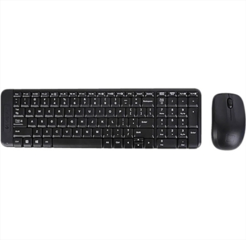 (M&KB) LOGITECH MK220 WIRELESS/OPTICAL/ĐEN (BLACK)/PC