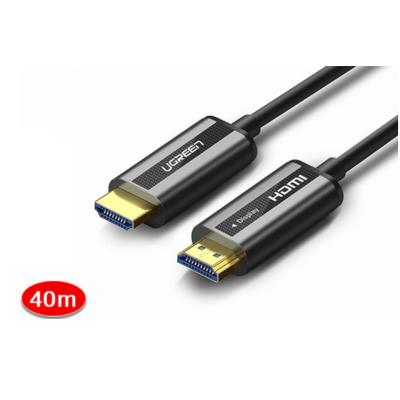 Cáp HDMI 2.0 sợi quang 40m Ugreen 50218 hỗ trợ 4K/60Hz cao cấp | Hàng chính hãng