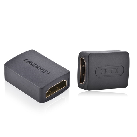 Đầu nối HDMI to HDMI 2 đầu cái Ugreen 20107 | Hàng chính hãng
