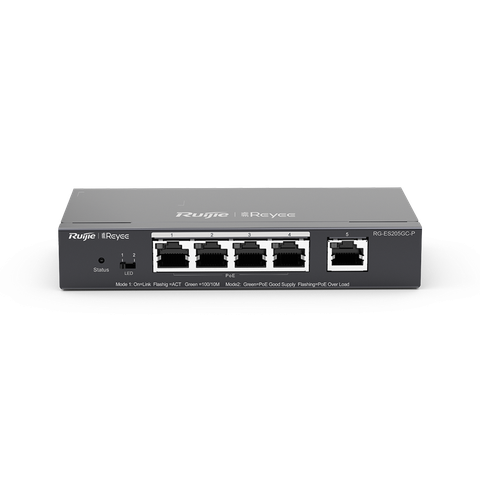 Switch POE 5 cổng RUIJIE REYEE RG-ES205GC | Hàng chính hãng