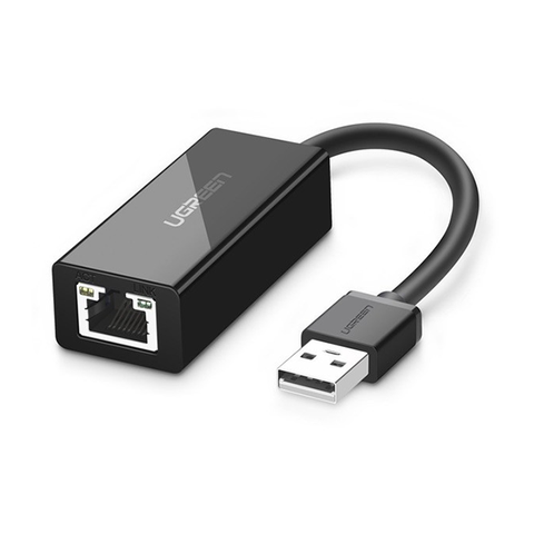 Cáp USB to Lan 2.0 cho Macbook, pc, laptop hỗ trợ Ethernet 10/100 Mbps Ugreen 20254 | Hàng chính hãng