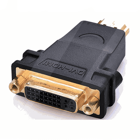 Đầu chuyển HDMI (đực) to DVI (cái) Adapter Ugreen 20123 | Hàng chính hãng