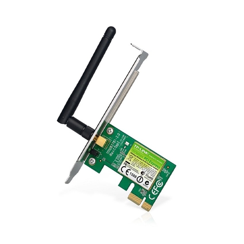 Card mạng không dây PCI Express TP-Link TL-WN781ND Wireless N150Mbps | Hàng chính hãng
