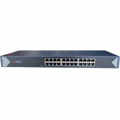Switch L2 24 cổng 10/100/1000Mbps Hikvision DS-3E0524-E(B) | Hàng chính hãng