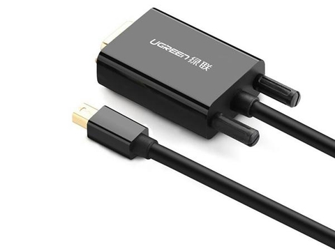 Cáp chuyển đổi Mini Displayport to VGA Ugreen 30596 (Màu Đen) | Hàng chính hãng
