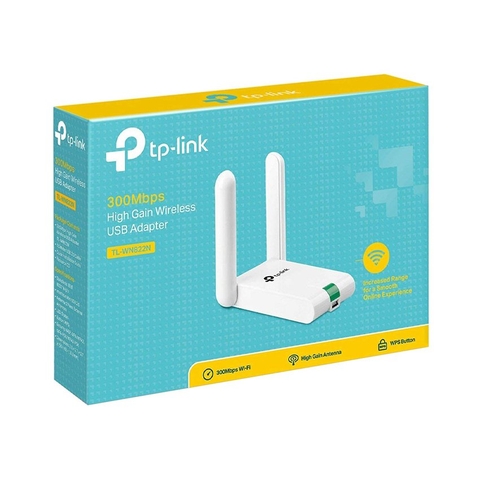 Card mạng không dây USB TP-Link TL-WN822N Wireless 300Mbps | Hàng chính hãng