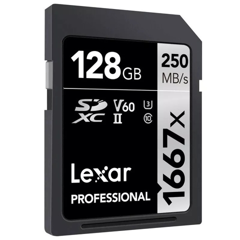 Thẻ nhớ Lexar Professional SILVER PLUS SDXC 128GB | Hàng chính hãng