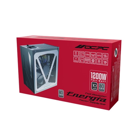 Nguồn máy tính OCPC ENERGIA PT1200M PLATINUM 80+ GEN5, công suất 1200W, Full Modular [BH 120T]