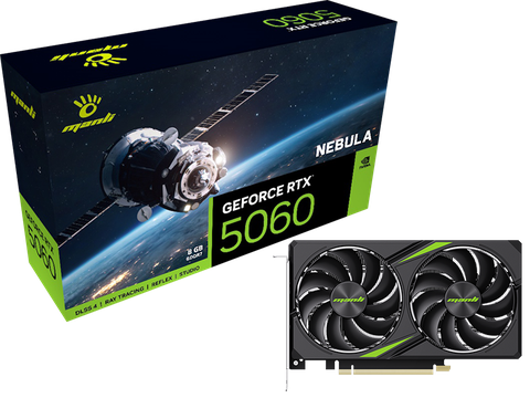 Card đồ họa Manli Nebula GeForce RTX 5060 8GB GDDR7 M-N506N/D78G-M2659
