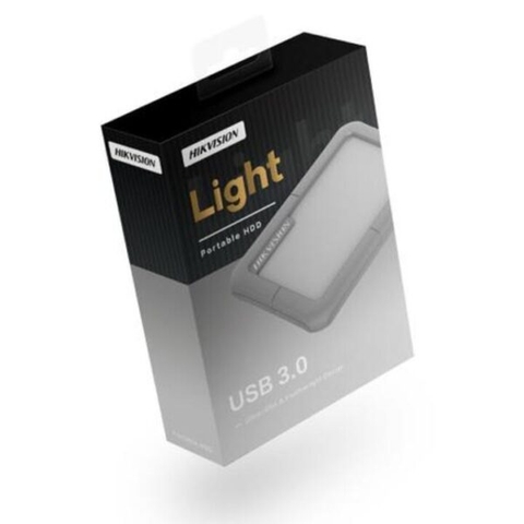 Ổ cứng di động 2.5″ HDD 2TB USB 3.0 HIKVISION HS-EHDD-T30(STD)/2T/GREY/Rubber – Chống sốc | Hàng chính hãng