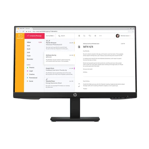 Màn hình HP P24H G4 7VH44AA (23.8Inch/ Full HD/ 60HZ/ IPS/ Tích hợp Loa) | Hàng chính hãng