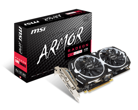 Card màn hình MSI RX 470 ARMOR 4G OC