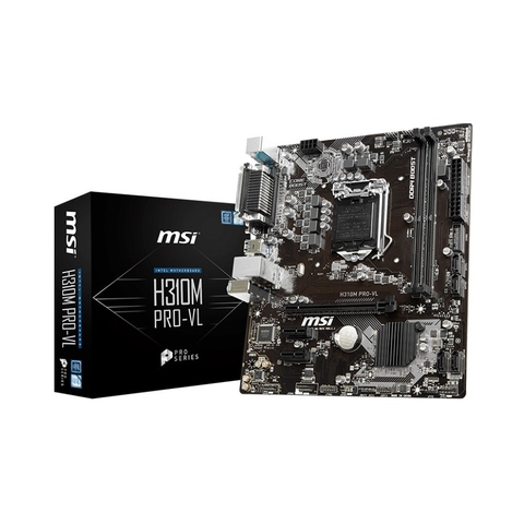Mainboard MSI H310M PRO - VL (Intel H310, Socket 1151, m-ATX, 2 khe RAM DDR4)