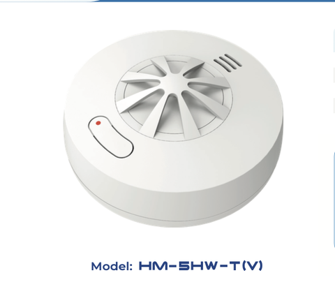 Đầu Báo Cháy Nhiệt Liên Động Không Dây HM-5HW-T(V) – Pin 10 Năm, Cảm Biến Siêu Nhạy