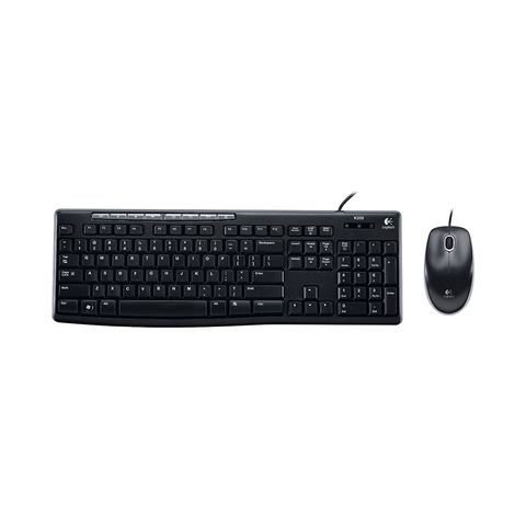 (M&KB) LOGITECH MK200 USB/OPTICAL/MEDIA/ĐEN (BLACK)/PC