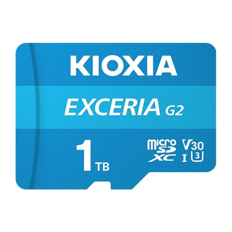 KIOXIA LMEX2L001TG2 – Thẻ Nhớ microSD EXCERIA G2 1TB UHS-I U3 V30