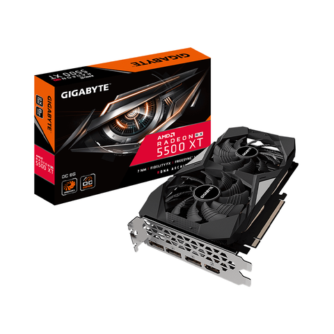Card màn hình GIGABYTE RX 5500 XT OC 8GB GDDR6