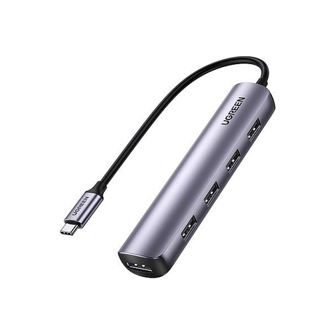 Hub UGREEN 20197 – USB-C sang HDMI 4K, 4 cổng USB 3.0