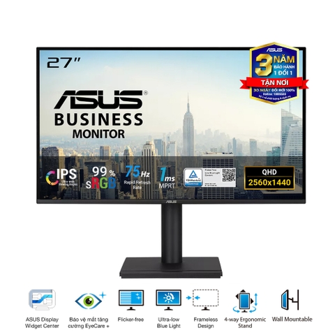 Màn Hình ASUS VA27AQSE (27 IPS 2K 75Hz 1ms)