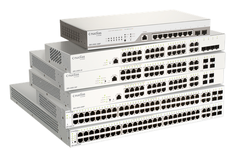 SWITCH D-LINK DBS-2000-52MP – 52 CỔNG GIGABIT POE+ QUẢN LÝ CLOUD NUCLIAS