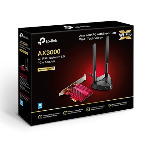 Card Mạng không dây TP-Link Archer TX3000E (PCI-Express Wi-Fi 6 và Bluetooth 5.0) | Hàng chính hãng