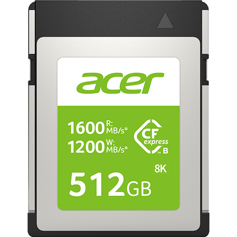 Thẻ nhớ SD Acer SC300 512GB CL10 U3 V30 R160 W120 – Hiệu năng cao, hỗ trợ quay 4K
