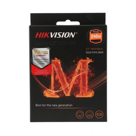 Ổ cứng Hikvision SSD Minder (S) 2.5 SATA dung lượng 240G, 3D TLC | Hàng chính hãng