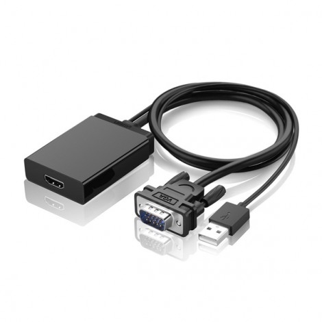 Cáp chuyển VGA to HDMI tích hợp Audio Ugreen 40213 chính hãng | Hàng chính hãng