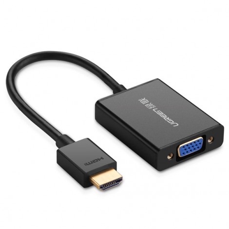 Cáp chuyển HDMI to VGA UGREEN 40233 cao cấp | Hàng chính hãng