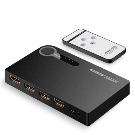 Bộ gộp HDMI cao cấp 3 vào 1 ra chính hãng Ugreen UG-40234 | Hàng chính hãng
