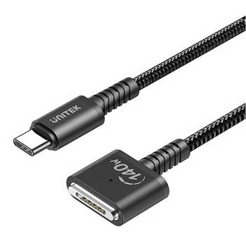 Cáp Sạc nhanh USB-C sang MAG3 140W dài 1m Unitek C14121BK | Hàng chính hãng