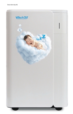 Máy Hút Ẩm VTECH365 Lite VT-HA200-W: Giải Pháp Chống Ẩm Hoàn Hảo Cho Gia Đình