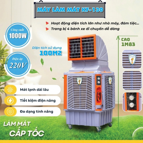 Máy Làm Mát Công Nghiệp Kungfu KF-130 – Giải Pháp Giải Nhiệt Diện Tích Lớn