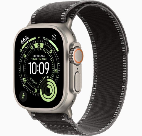 Apple Watch Ultra 3 49mm Natural Titanium Trail Loop M/S