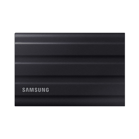 Ổ CỨNG GẮN NGOÀI SSD SAMSUNG T7 PORTABLE SHIELD 2TB 2.5 INCH USB 3.2 ĐEN chính hãng | Hàng chính hãng