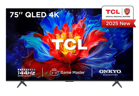 Tivi QLED TCL 4K 75 inch 75P8K Mới 2025 | Hàng chính hãng