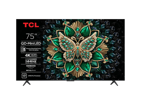 Tivi QD-Mini LED TCL 4K 75 inch 75C6K Mới 2025 | Hàng chính hãng
