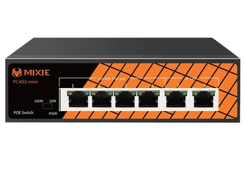 Switch PoE MIXIE PC-802 BT 8 cổng PoE + 2 cổng Uplink