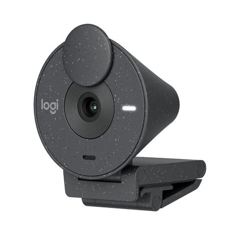 Webcam máy tính Logitech Brio 300 Graphite 960-001437 | Hàng chính hãng