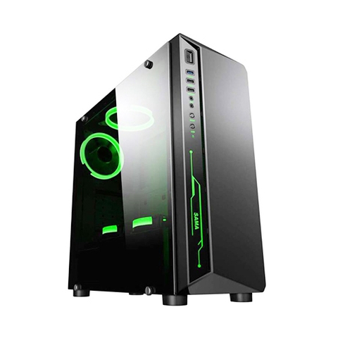 Vỏ máy tính Sama E-Sport F2 Black - Green