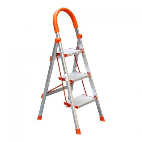Thang nhôm ghế bản to 3 bậc ADVINDEQ ADS-703 | Hàng chính hãng