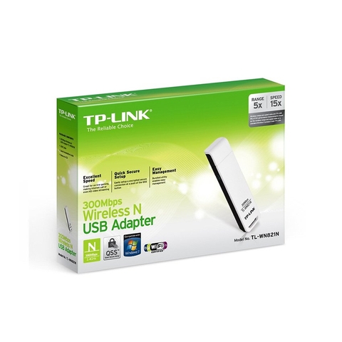 Card mạng không dây USB TP-Link TL-WN821N Wireless 300Mbps | Hàng chính hãng