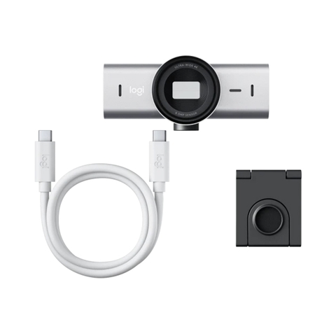 Webcam Logitech Mx Brio 4K Ultra HD - Màu xám_960-001561 | Hàng chính hãng