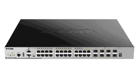 D-Link DGS-3630-28PC – Switch Layer 3 Stackable Managed 28 Port PoE+