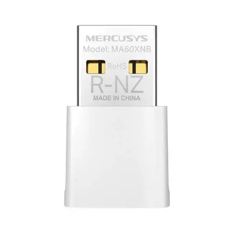 USB Adapter WiFi 6 AX900 MERCUSYS MA60XNB, Bluetooth 5.3 tích hợp sẵn driver, hỗ trợ Windows 10/11
